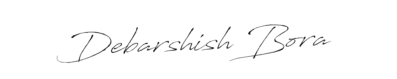 Make a short Debarshish Bora signature style. Manage your documents anywhere anytime using Antro_Vectra. Create and add eSignatures, submit forms, share and send files easily. Debarshish Bora signature style 6 images and pictures png