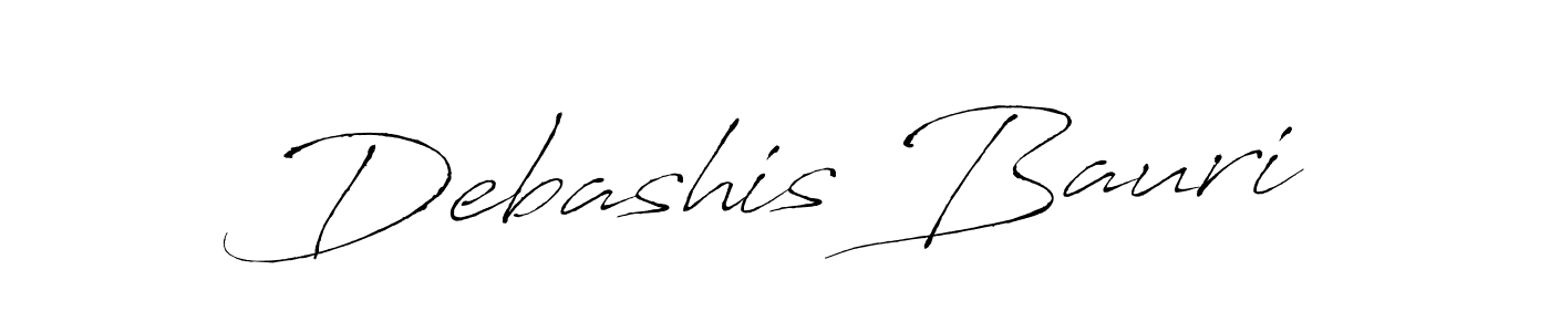 Debashis Bauri stylish signature style. Best Handwritten Sign (Antro_Vectra) for my name. Handwritten Signature Collection Ideas for my name Debashis Bauri. Debashis Bauri signature style 6 images and pictures png