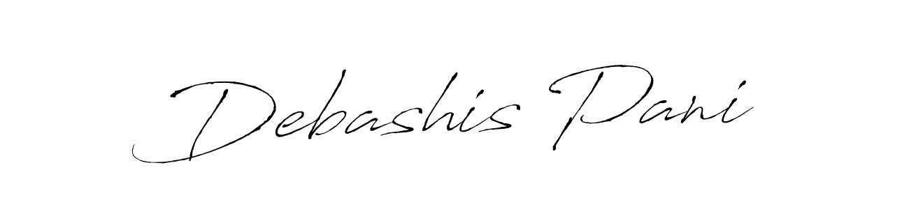 Also You can easily find your signature by using the search form. We will create Debashis Pani name handwritten signature images for you free of cost using Antro_Vectra sign style. Debashis Pani signature style 6 images and pictures png