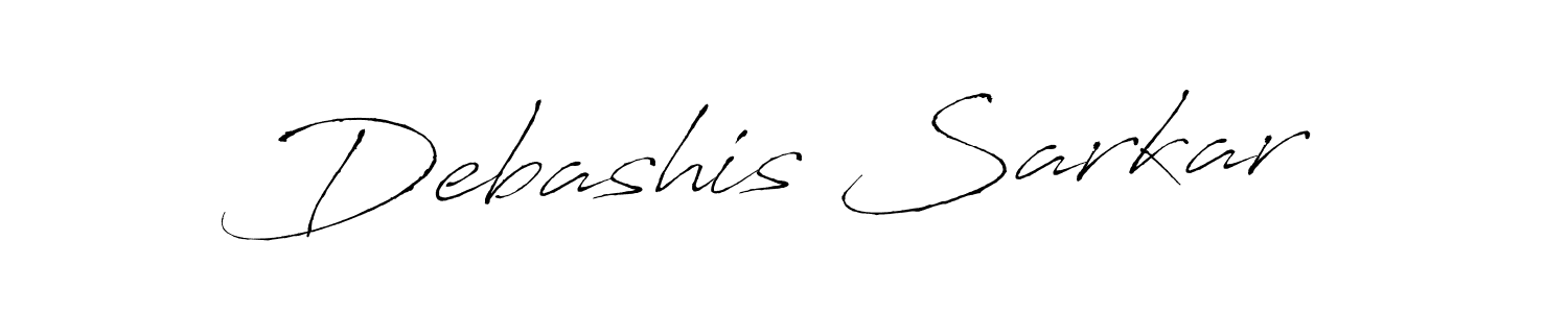 Debashis Sarkar stylish signature style. Best Handwritten Sign (Antro_Vectra) for my name. Handwritten Signature Collection Ideas for my name Debashis Sarkar. Debashis Sarkar signature style 6 images and pictures png