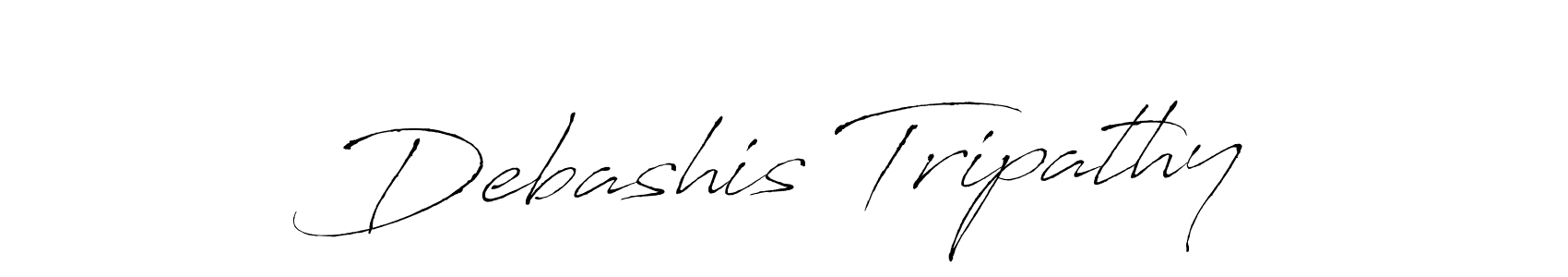 Create a beautiful signature design for name Debashis Tripathy. With this signature (Antro_Vectra) fonts, you can make a handwritten signature for free. Debashis Tripathy signature style 6 images and pictures png