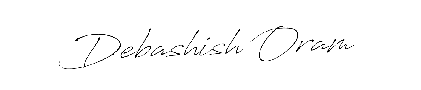 Create a beautiful signature design for name Debashish Oram. With this signature (Antro_Vectra) fonts, you can make a handwritten signature for free. Debashish Oram signature style 6 images and pictures png