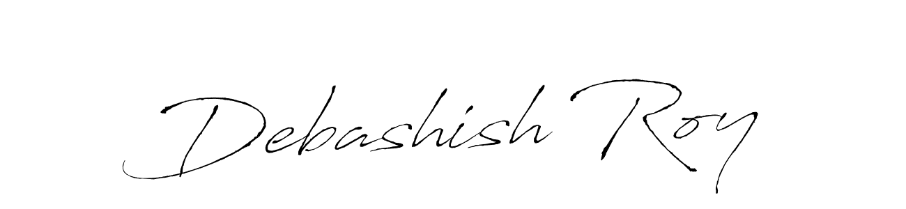 How to make Debashish Roy name signature. Use Antro_Vectra style for creating short signs online. This is the latest handwritten sign. Debashish Roy signature style 6 images and pictures png