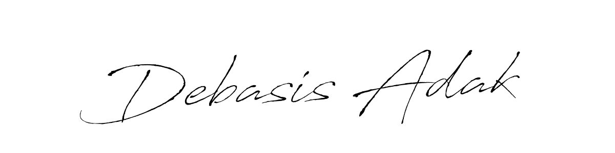 This is the best signature style for the Debasis Adak name. Also you like these signature font (Antro_Vectra). Mix name signature. Debasis Adak signature style 6 images and pictures png