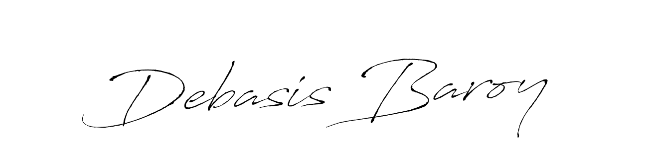 The best way (Antro_Vectra) to make a short signature is to pick only two or three words in your name. The name Debasis Baroy include a total of six letters. For converting this name. Debasis Baroy signature style 6 images and pictures png