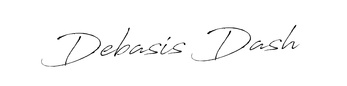 Make a beautiful signature design for name Debasis Dash. With this signature (Antro_Vectra) style, you can create a handwritten signature for free. Debasis Dash signature style 6 images and pictures png
