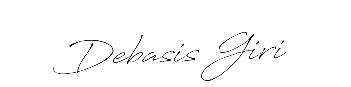 Design your own signature with our free online signature maker. With this signature software, you can create a handwritten (Antro_Vectra) signature for name Debasis Giri. Debasis Giri signature style 6 images and pictures png