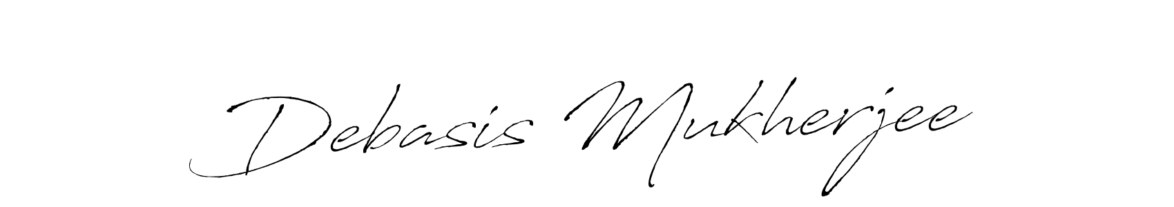 Make a beautiful signature design for name Debasis Mukherjee. With this signature (Antro_Vectra) style, you can create a handwritten signature for free. Debasis Mukherjee signature style 6 images and pictures png