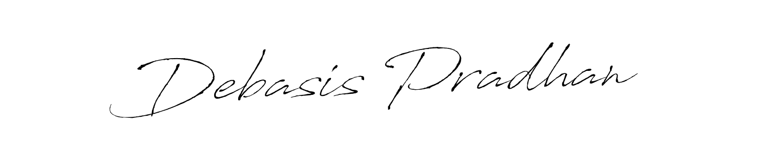 Also we have Debasis Pradhan name is the best signature style. Create professional handwritten signature collection using Antro_Vectra autograph style. Debasis Pradhan signature style 6 images and pictures png