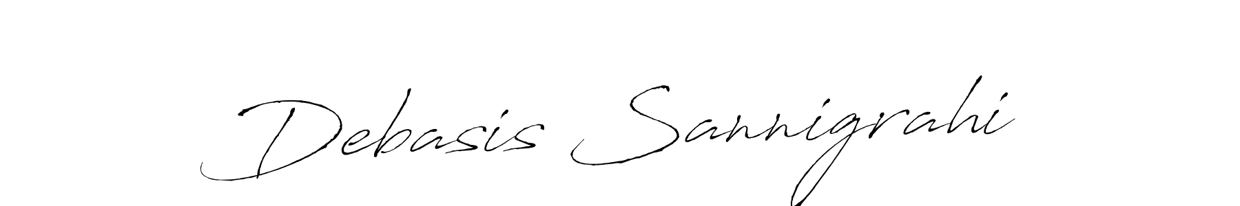 Debasis Sannigrahi stylish signature style. Best Handwritten Sign (Antro_Vectra) for my name. Handwritten Signature Collection Ideas for my name Debasis Sannigrahi. Debasis Sannigrahi signature style 6 images and pictures png