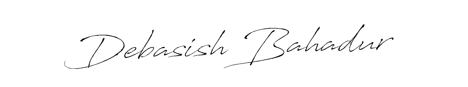 How to make Debasish Bahadur signature? Antro_Vectra is a professional autograph style. Create handwritten signature for Debasish Bahadur name. Debasish Bahadur signature style 6 images and pictures png