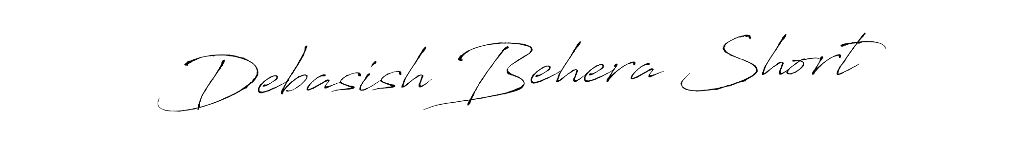 Make a beautiful signature design for name Debasish Behera Short. With this signature (Antro_Vectra) style, you can create a handwritten signature for free. Debasish Behera Short signature style 6 images and pictures png