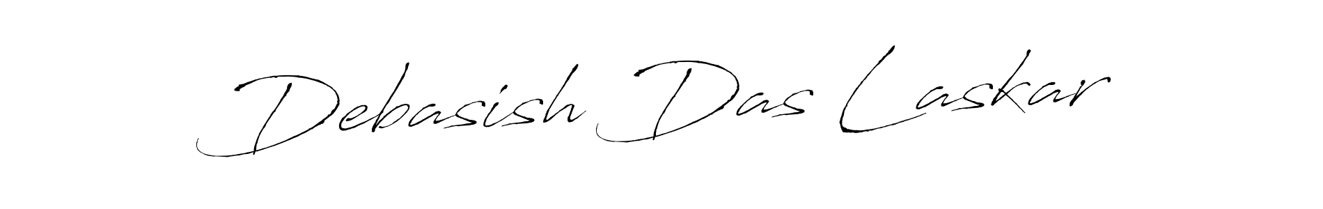 How to make Debasish Das Laskar name signature. Use Antro_Vectra style for creating short signs online. This is the latest handwritten sign. Debasish Das Laskar signature style 6 images and pictures png