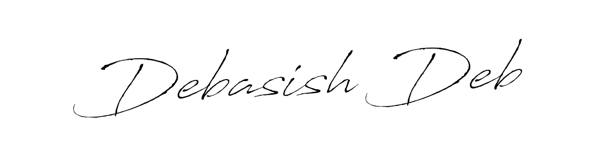 Create a beautiful signature design for name Debasish Deb. With this signature (Antro_Vectra) fonts, you can make a handwritten signature for free. Debasish Deb signature style 6 images and pictures png