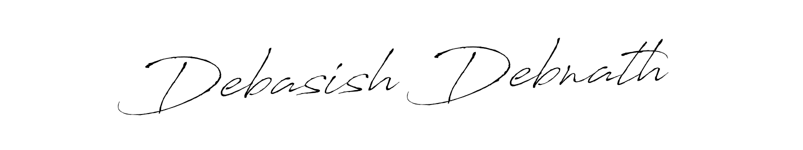 Make a beautiful signature design for name Debasish Debnath. With this signature (Antro_Vectra) style, you can create a handwritten signature for free. Debasish Debnath signature style 6 images and pictures png