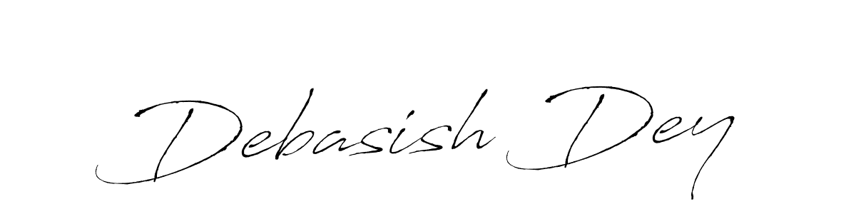 Design your own signature with our free online signature maker. With this signature software, you can create a handwritten (Antro_Vectra) signature for name Debasish Dey. Debasish Dey signature style 6 images and pictures png