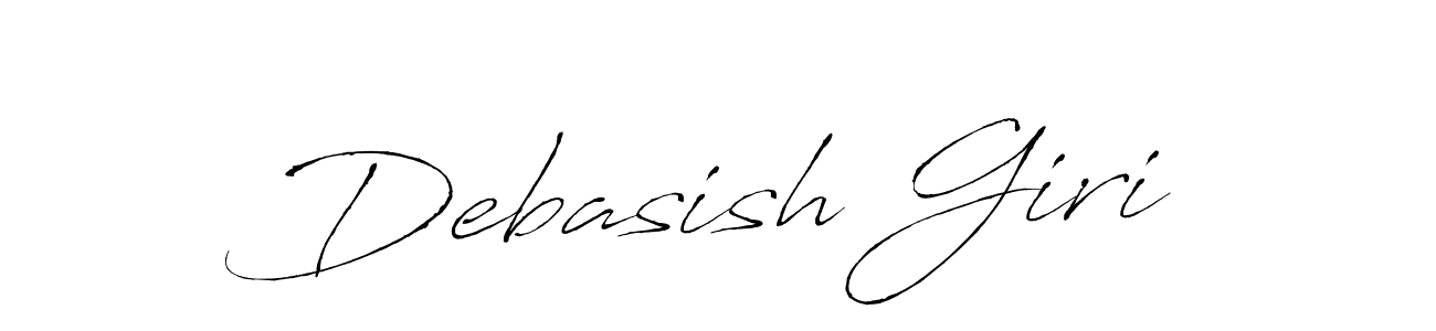 How to make Debasish Giri signature? Antro_Vectra is a professional autograph style. Create handwritten signature for Debasish Giri name. Debasish Giri signature style 6 images and pictures png