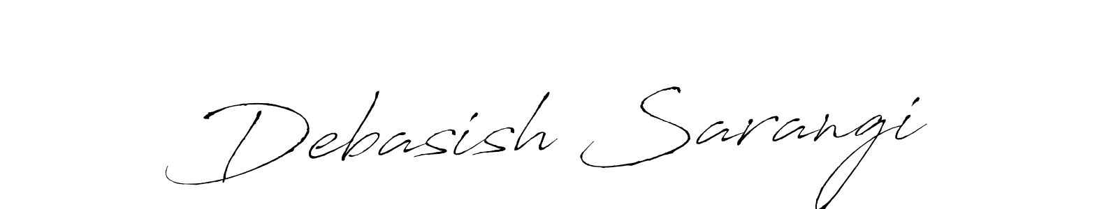 Debasish Sarangi stylish signature style. Best Handwritten Sign (Antro_Vectra) for my name. Handwritten Signature Collection Ideas for my name Debasish Sarangi. Debasish Sarangi signature style 6 images and pictures png