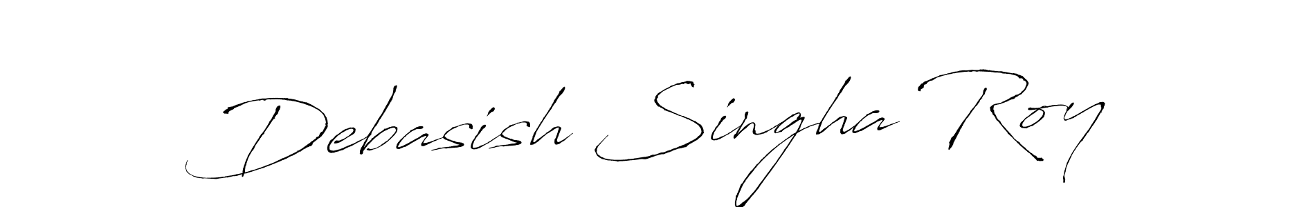 Make a beautiful signature design for name Debasish Singha Roy. With this signature (Antro_Vectra) style, you can create a handwritten signature for free. Debasish Singha Roy signature style 6 images and pictures png