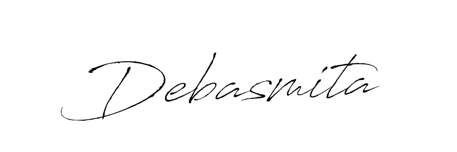 Make a beautiful signature design for name Debasmita. With this signature (Antro_Vectra) style, you can create a handwritten signature for free. Debasmita signature style 6 images and pictures png