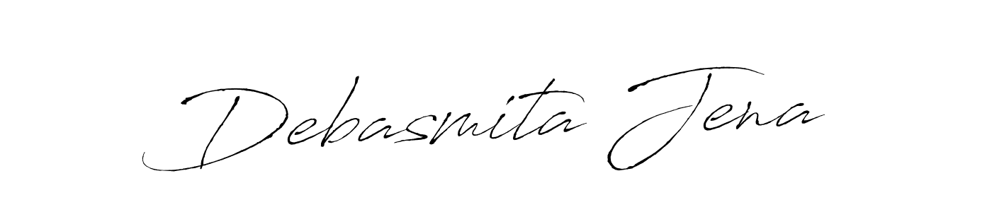 Make a beautiful signature design for name Debasmita Jena. With this signature (Antro_Vectra) style, you can create a handwritten signature for free. Debasmita Jena signature style 6 images and pictures png