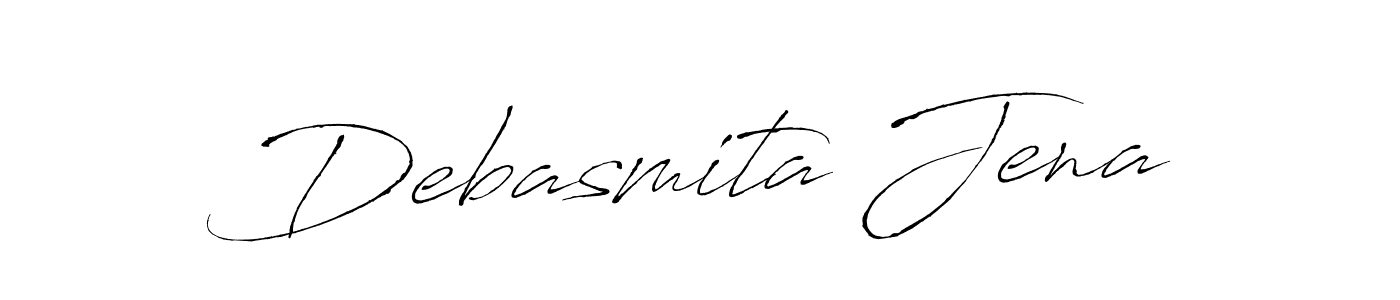 Make a beautiful signature design for name Debasmita Jena. With this signature (Antro_Vectra) style, you can create a handwritten signature for free. Debasmita Jena signature style 6 images and pictures png