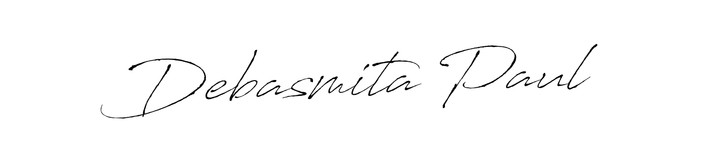 Create a beautiful signature design for name Debasmita Paul. With this signature (Antro_Vectra) fonts, you can make a handwritten signature for free. Debasmita Paul signature style 6 images and pictures png
