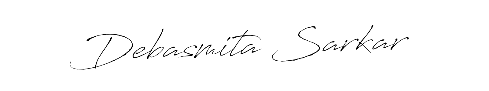 Create a beautiful signature design for name Debasmita Sarkar. With this signature (Antro_Vectra) fonts, you can make a handwritten signature for free. Debasmita Sarkar signature style 6 images and pictures png