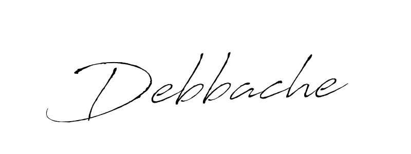 Antro_Vectra is a professional signature style that is perfect for those who want to add a touch of class to their signature. It is also a great choice for those who want to make their signature more unique. Get Debbache name to fancy signature for free. Debbache signature style 6 images and pictures png