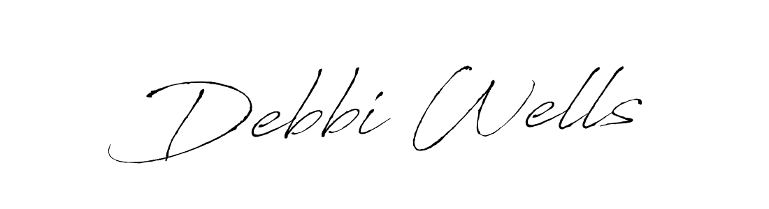 Make a short Debbi Wells signature style. Manage your documents anywhere anytime using Antro_Vectra. Create and add eSignatures, submit forms, share and send files easily. Debbi Wells signature style 6 images and pictures png