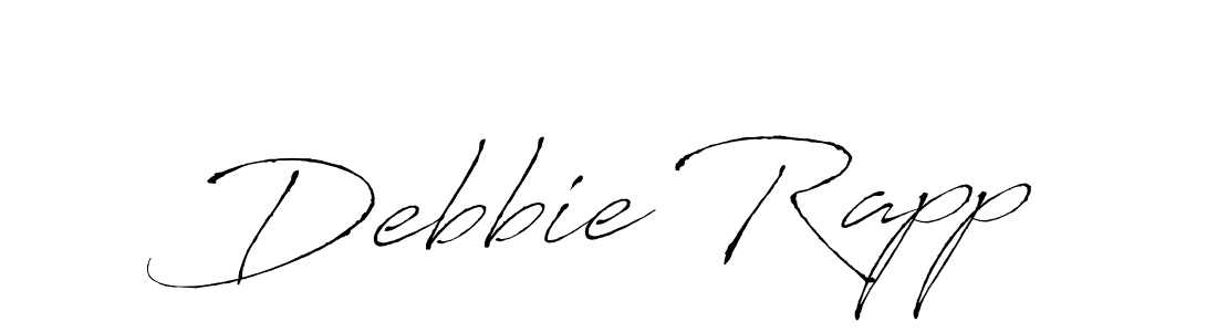 The best way (Antro_Vectra) to make a short signature is to pick only two or three words in your name. The name Debbie Rapp include a total of six letters. For converting this name. Debbie Rapp signature style 6 images and pictures png