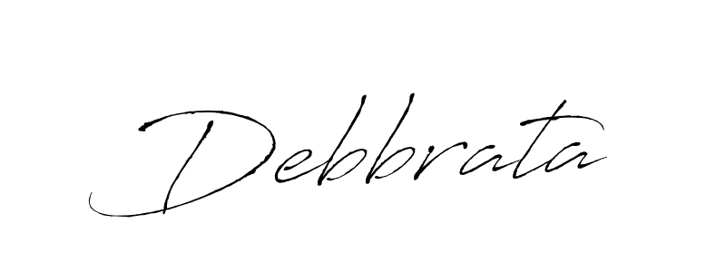 Also we have Debbrata name is the best signature style. Create professional handwritten signature collection using Antro_Vectra autograph style. Debbrata signature style 6 images and pictures png