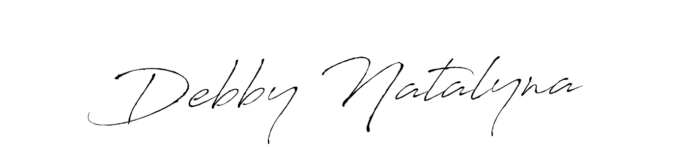 Antro_Vectra is a professional signature style that is perfect for those who want to add a touch of class to their signature. It is also a great choice for those who want to make their signature more unique. Get Debby Natalyna name to fancy signature for free. Debby Natalyna signature style 6 images and pictures png