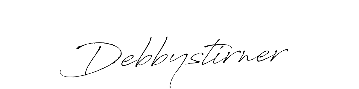 The best way (Antro_Vectra) to make a short signature is to pick only two or three words in your name. The name Debbystirner include a total of six letters. For converting this name. Debbystirner signature style 6 images and pictures png