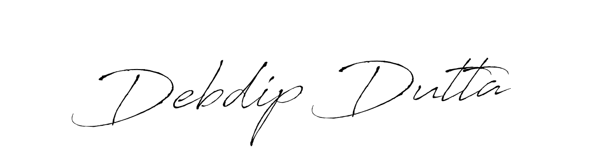 How to make Debdip Dutta signature? Antro_Vectra is a professional autograph style. Create handwritten signature for Debdip Dutta name. Debdip Dutta signature style 6 images and pictures png