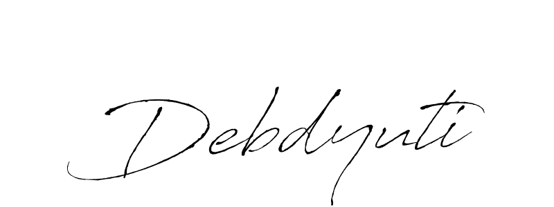 You can use this online signature creator to create a handwritten signature for the name Debdyuti. This is the best online autograph maker. Debdyuti signature style 6 images and pictures png
