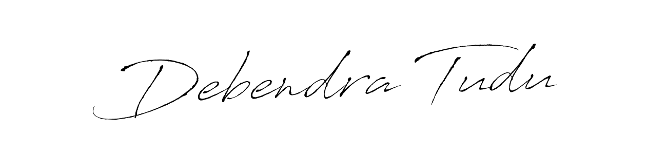 You should practise on your own different ways (Antro_Vectra) to write your name (Debendra Tudu) in signature. don't let someone else do it for you. Debendra Tudu signature style 6 images and pictures png