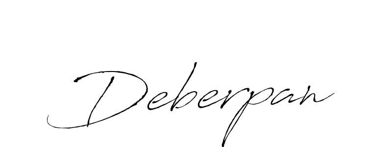 Antro_Vectra is a professional signature style that is perfect for those who want to add a touch of class to their signature. It is also a great choice for those who want to make their signature more unique. Get Deberpan name to fancy signature for free. Deberpan signature style 6 images and pictures png