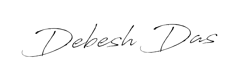 Design your own signature with our free online signature maker. With this signature software, you can create a handwritten (Antro_Vectra) signature for name Debesh Das. Debesh Das signature style 6 images and pictures png