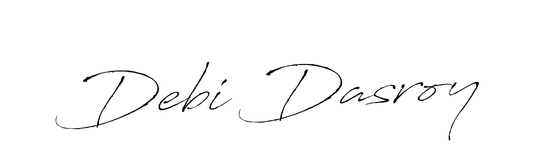 How to make Debi Dasroy signature? Antro_Vectra is a professional autograph style. Create handwritten signature for Debi Dasroy name. Debi Dasroy signature style 6 images and pictures png