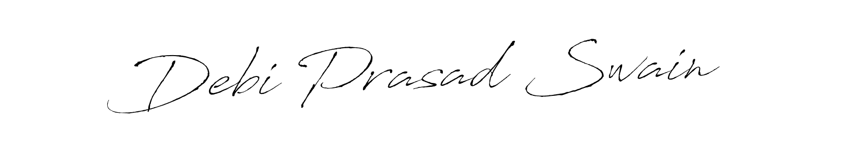 Debi Prasad Swain stylish signature style. Best Handwritten Sign (Antro_Vectra) for my name. Handwritten Signature Collection Ideas for my name Debi Prasad Swain. Debi Prasad Swain signature style 6 images and pictures png