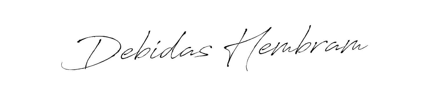 How to Draw Debidas Hembram signature style? Antro_Vectra is a latest design signature styles for name Debidas Hembram. Debidas Hembram signature style 6 images and pictures png