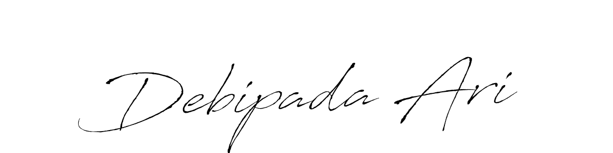 Antro_Vectra is a professional signature style that is perfect for those who want to add a touch of class to their signature. It is also a great choice for those who want to make their signature more unique. Get Debipada Ari name to fancy signature for free. Debipada Ari signature style 6 images and pictures png