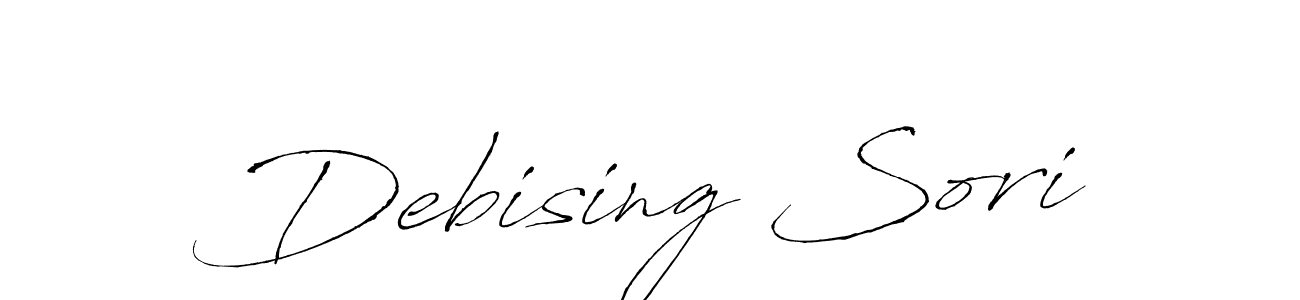Also we have Debising Sori name is the best signature style. Create professional handwritten signature collection using Antro_Vectra autograph style. Debising Sori signature style 6 images and pictures png