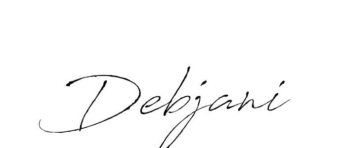 if you are searching for the best signature style for your name Debjani. so please give up your signature search. here we have designed multiple signature styles  using Antro_Vectra. Debjani signature style 6 images and pictures png