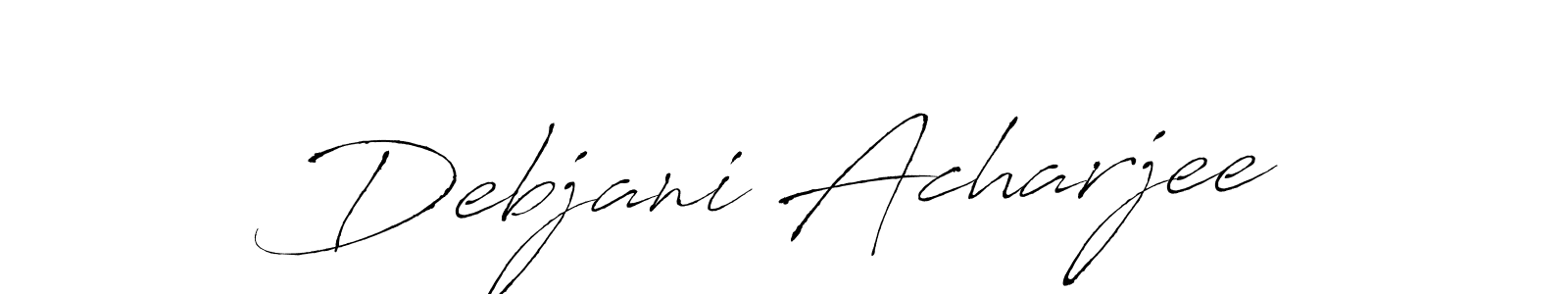 It looks lik you need a new signature style for name Debjani Acharjee. Design unique handwritten (Antro_Vectra) signature with our free signature maker in just a few clicks. Debjani Acharjee signature style 6 images and pictures png