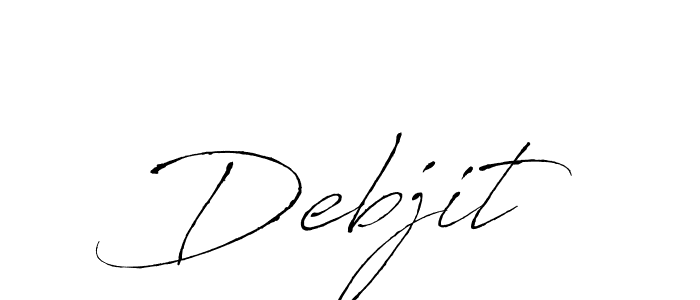 Use a signature maker to create a handwritten signature online. With this signature software, you can design (Antro_Vectra) your own signature for name Debjit . Debjit  signature style 6 images and pictures png