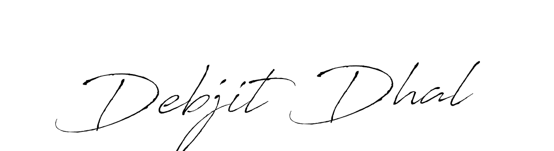 Make a beautiful signature design for name Debjit Dhal. With this signature (Antro_Vectra) style, you can create a handwritten signature for free. Debjit Dhal signature style 6 images and pictures png