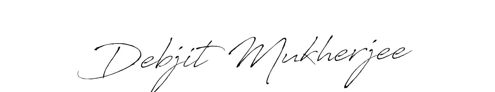Also You can easily find your signature by using the search form. We will create Debjit Mukherjee name handwritten signature images for you free of cost using Antro_Vectra sign style. Debjit Mukherjee signature style 6 images and pictures png