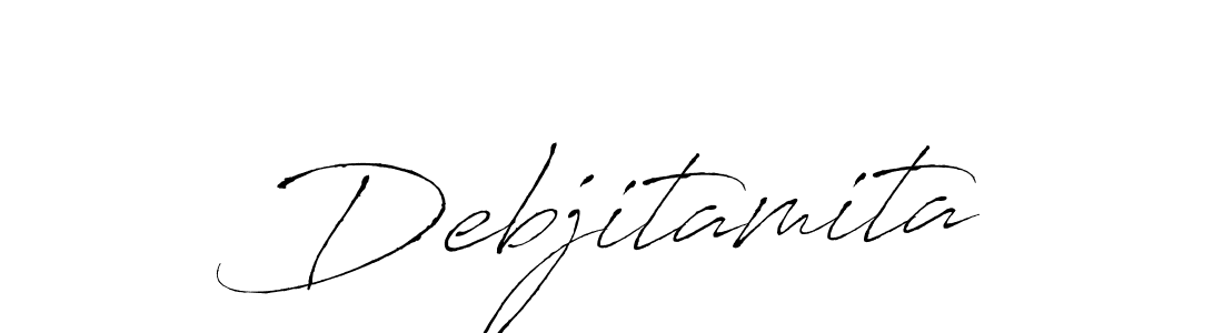 You should practise on your own different ways (Antro_Vectra) to write your name (Debjitamita) in signature. don't let someone else do it for you. Debjitamita signature style 6 images and pictures png